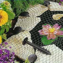 Pond Cover Nets - Predator Protection - 3 x 4m 6 pegs