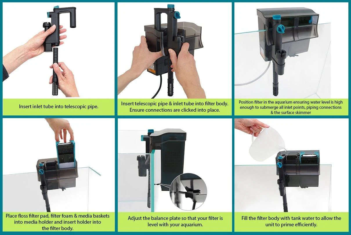 Aquarium Hang on Filter 800 L/H + 5W UV - Image 8