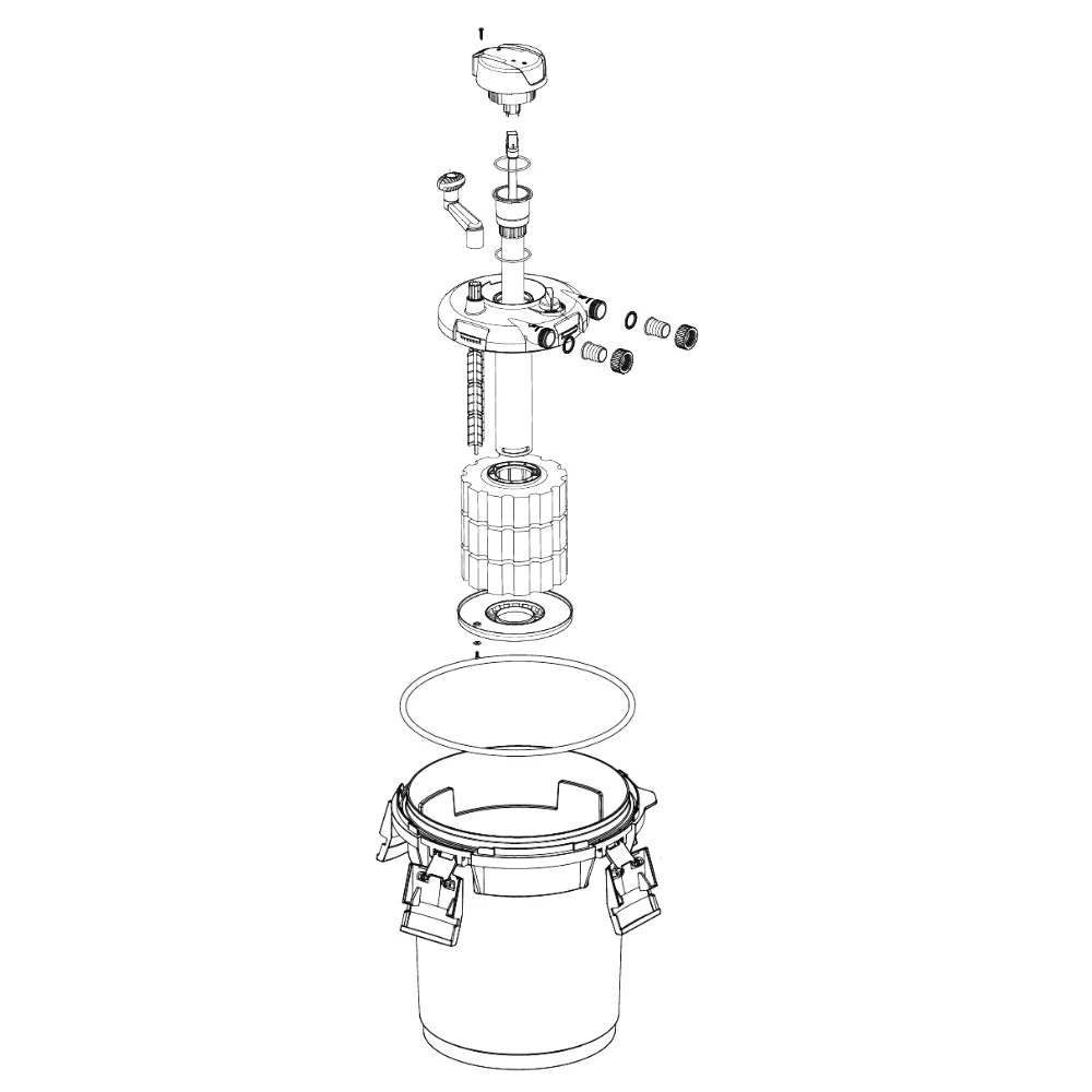 AllPondSolutions 3000L Pressurised Pond Filter 9w UV Easy Clean PFC-3000 - Image 8