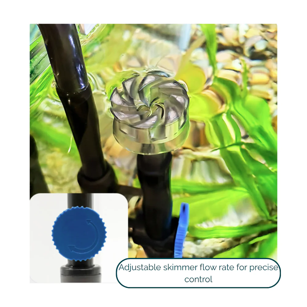 Aquarium Hang On Filter 500L/H - External Fish Tank Filter for 35-60cm Aquariums | HOF-500 - Image 6