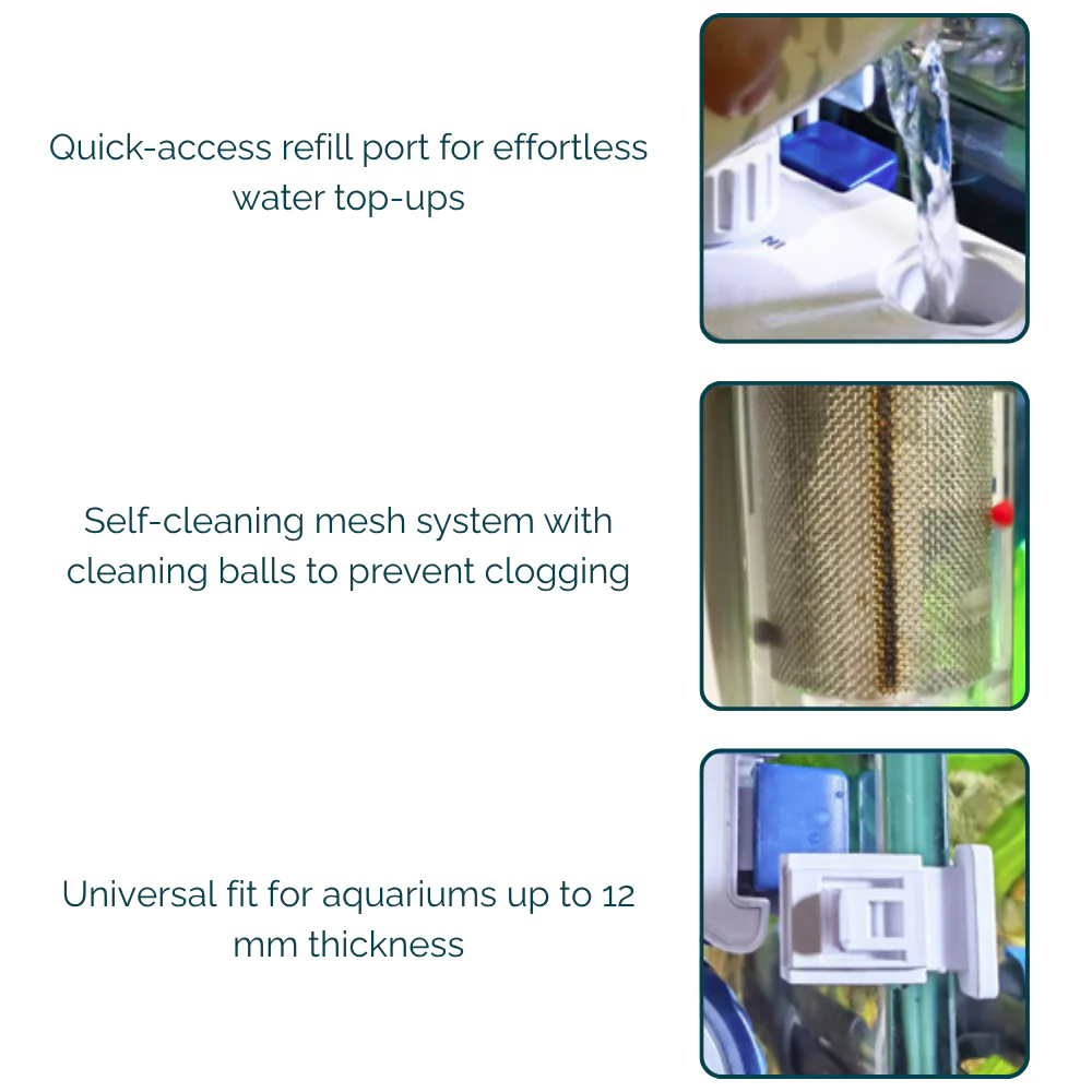 Aquarium Hang On Filter 500L/H - External Fish Tank Filter for 35-60cm Aquariums | HOF-500 - Image 8
