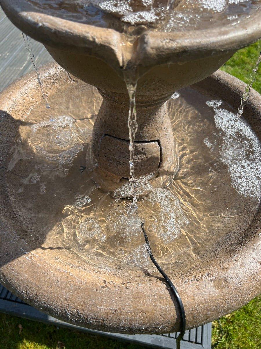 Antique Stone Effect Classic 3 Tier Water Fountain Feature - Image 5