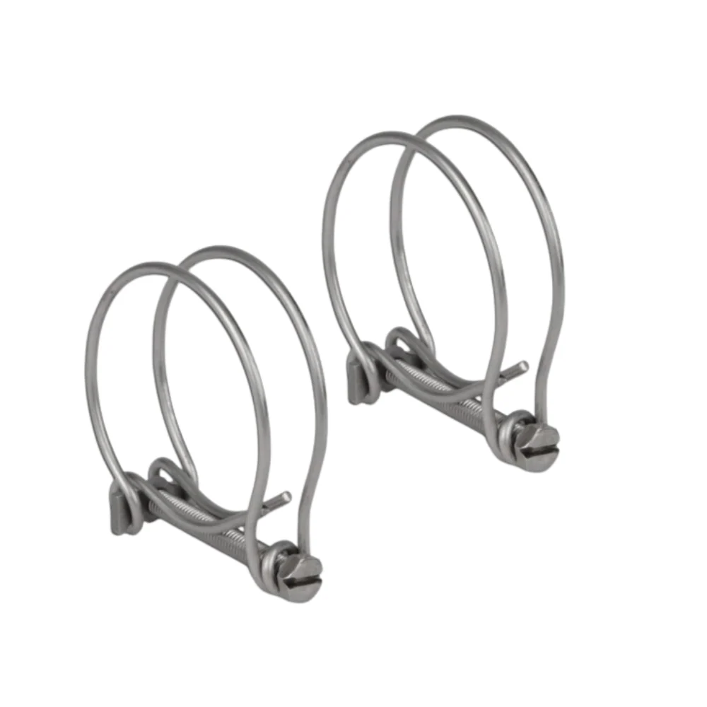 Double Wire Clips - Fits Flexible Hose 12-38mm (0.5"-1.5") - Image 5