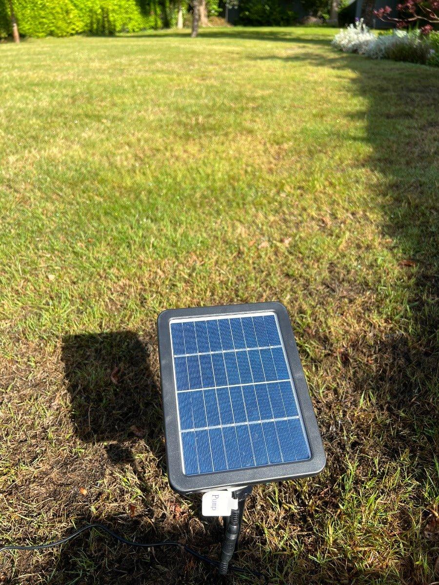 Globe On Plate Box Water Feature with LED Lights - Solar Panel 37x37x37 - Image 3
