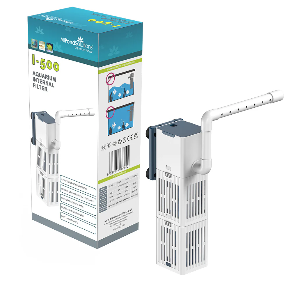 Internal Aquarium Filter 500L/H I-500 – Small Tank Filter with Strong Oxygenation