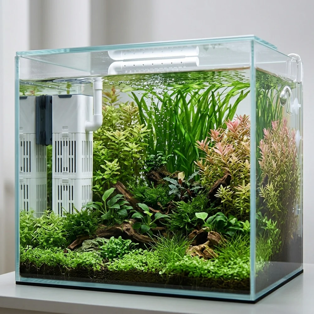 Internal Aquarium Filter 500L/H I-500 – Small Tank Filter with Strong Oxygenation - Image 2