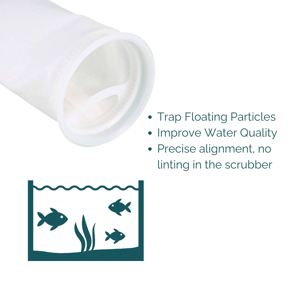Nylon Mesh 100 Micron Filter Sock 4" x 15" & 19" Length - Image 3