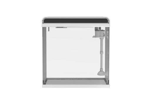 Ultra Clear Glass Nano LED Light Fish Tank  - 12L - White - Image 4