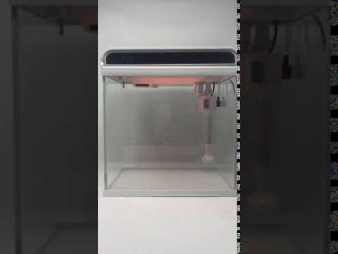 Ultra Clear Glass Nano LED Light Fish Tank  - 12L - White - Image 8