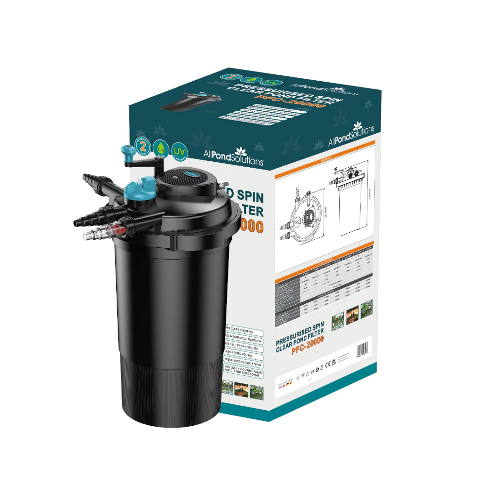 AllPondSolutions 20000L Pressurised Pond Filter Easy Clean PFC-20000-KIT - Image 3