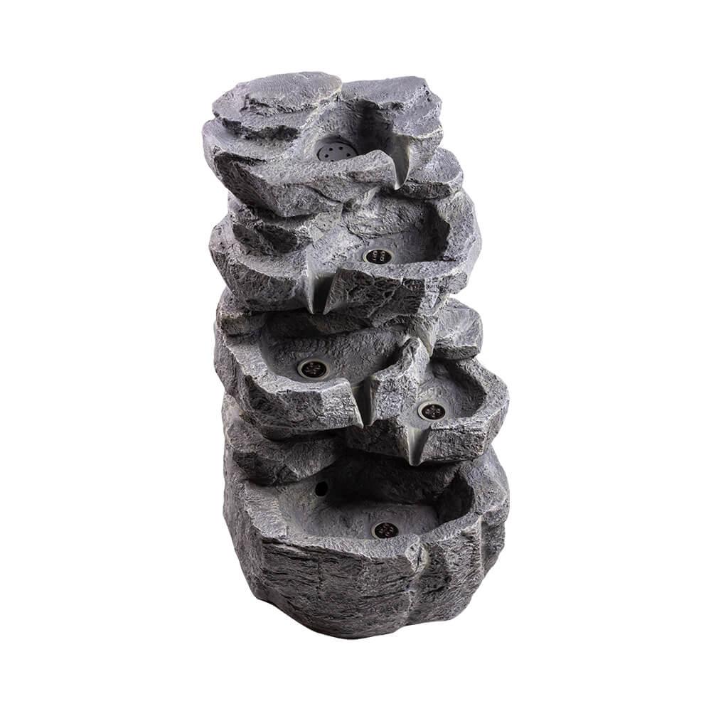 Rock Cascade Water Feature with LED Lights - Image 3