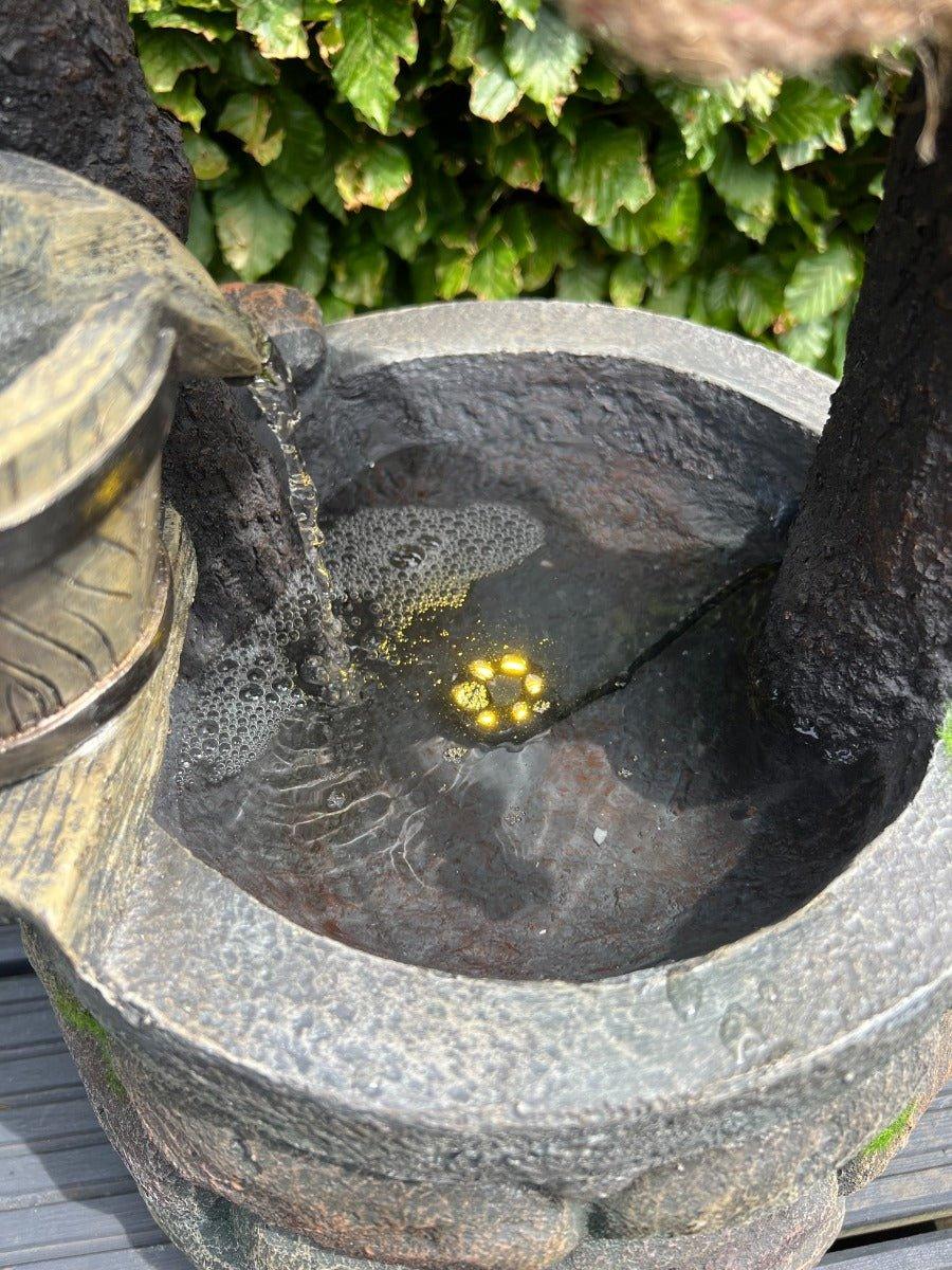 Wishing Well Water Feature with LED Light - Image 4